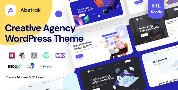 Abstrak - Agency & Portfolio WordPress Theme Logo